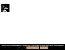 Tablet Screenshot of humanlab.es